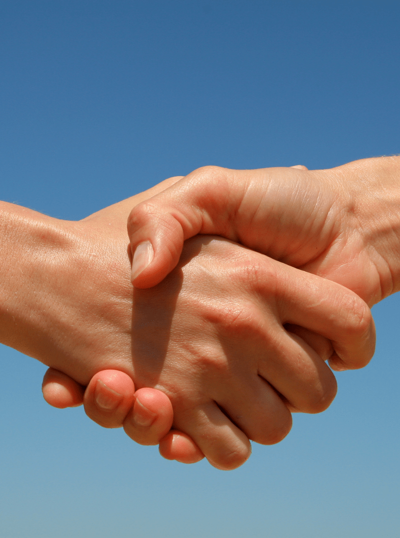 shaking hands 